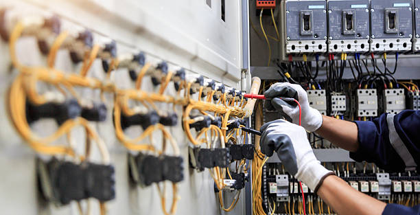 Professional Electrician technician working in Combined Locks, WI